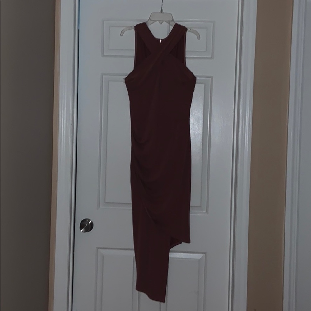 Dusty Rose Midi Dress